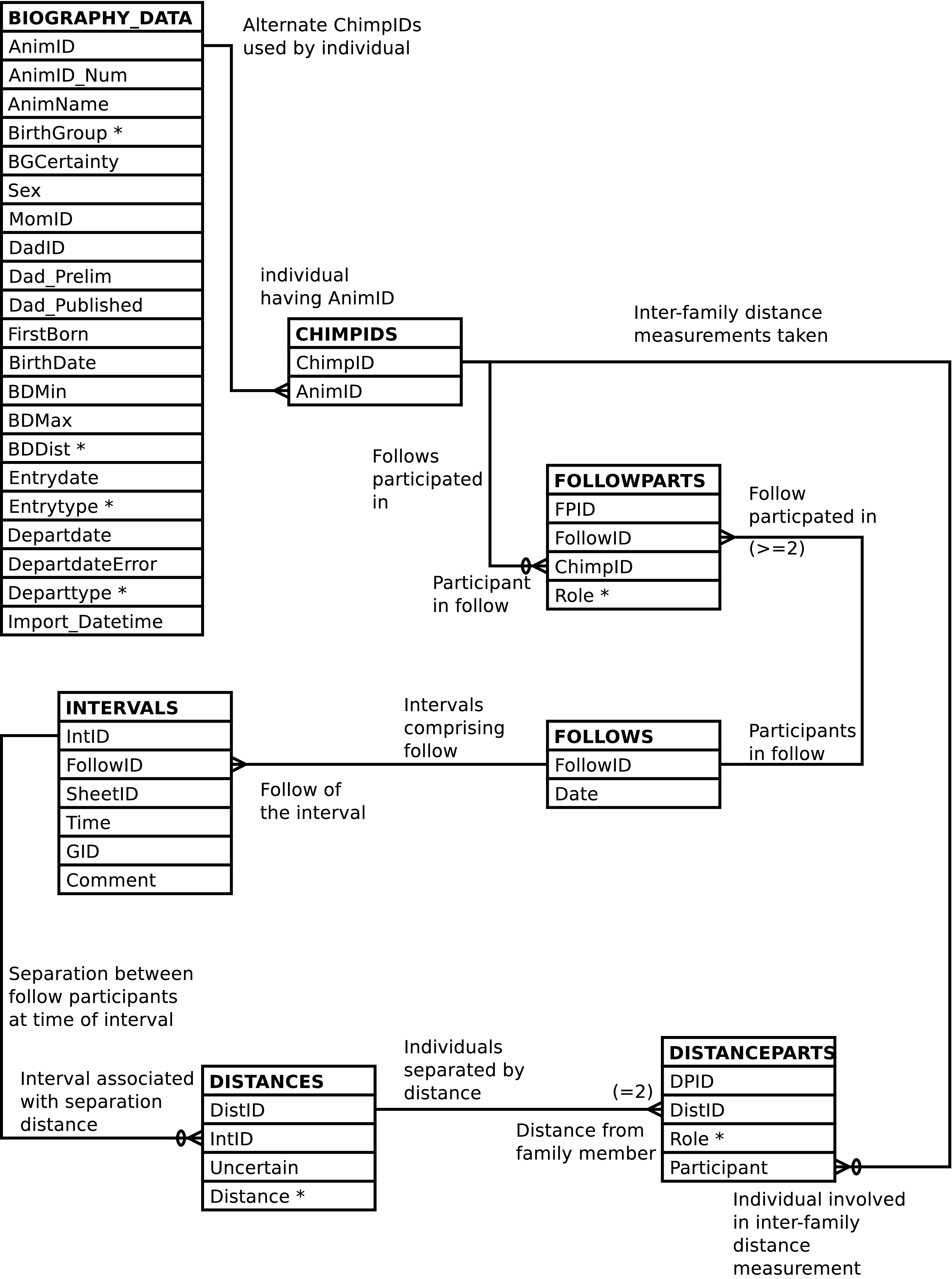 If we could we would display here a diagram depicting follow distance relationships.